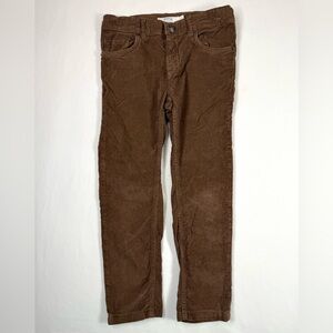 BONPOINT Girls Corduroy Pants 8 Classic Preppy Kidcore Brown Straight Leg French